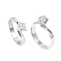 Anello Giorgio Visconti Donna in Oro bianco Diamante 0.23 Ct AB12680 - AB12680